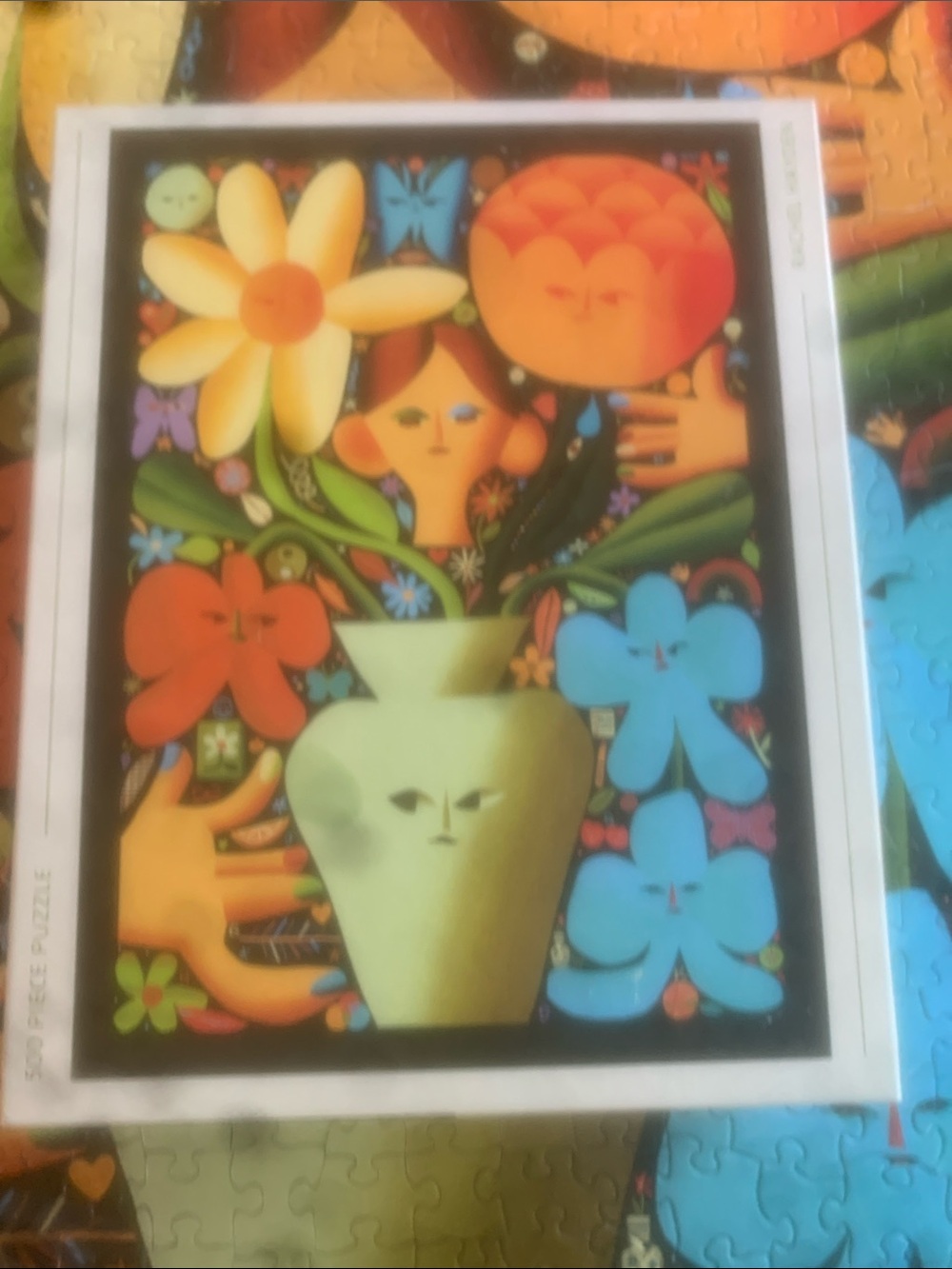 Puzzle by Kinstler. 500ct. Self Portrait as a Florist